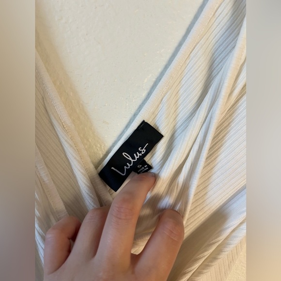 Lulus white long sleeve - Picture 4 of 4